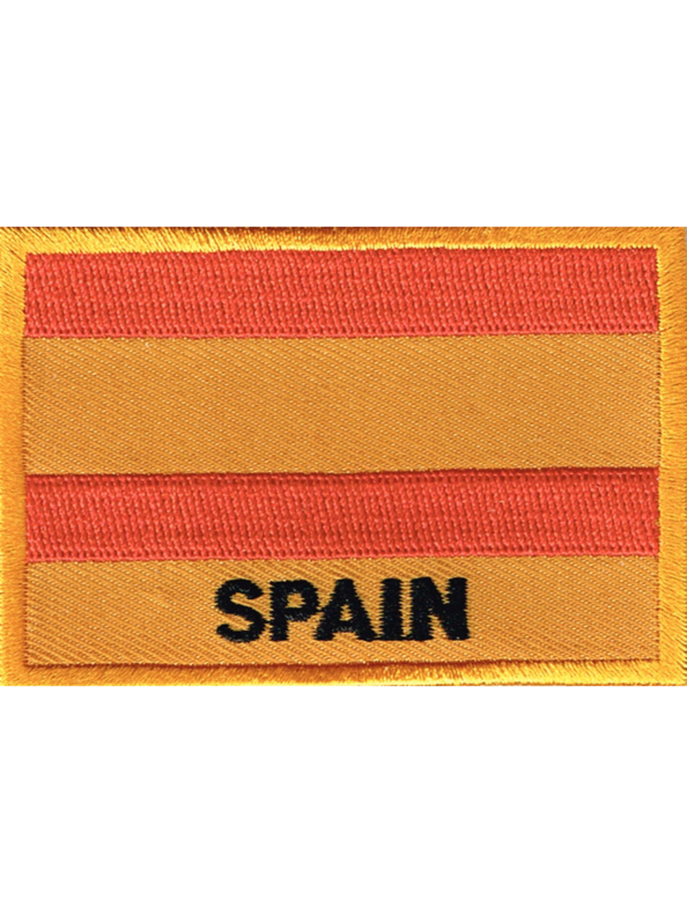SPAIN SPANISH FLAG EMBROIDERED IRON ON SLEEVE PATCH patriotic national pride